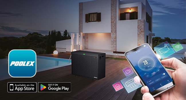Chytré ovládání přes aplikaci Poolex a Cloud Ready diagnostika