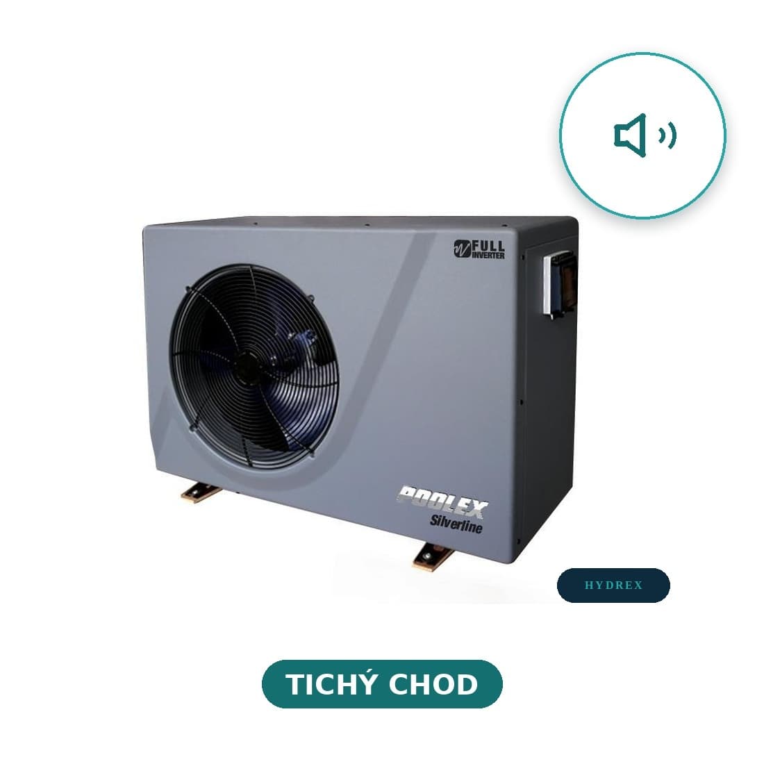 Tichý provoz v režimu plného střídače